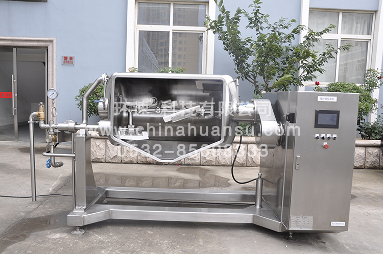 環(huán)速智能攪拌鍋WZJ-500臥式攪拌鍋、溫控系統(tǒng)不糊鍋         環(huán)速科技